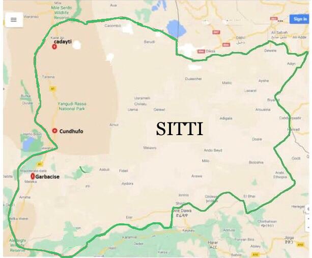 Mapp of the Sitti Region